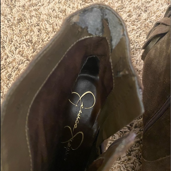 Jessica Simpson Fringe Suede Booties size 8.5 - Picture 5 of 7